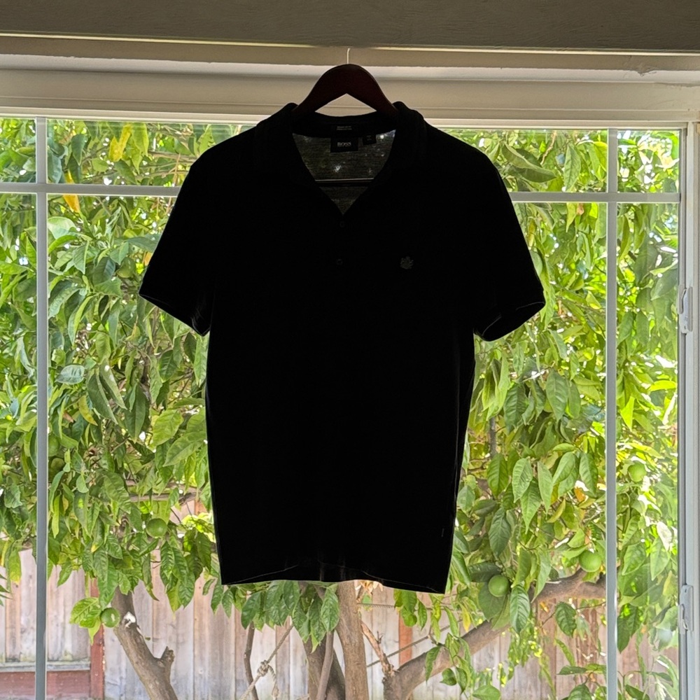 Hugo Boss Classic Black Polo Shirt